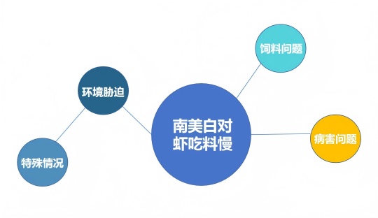 南美白对虾摄食减缓原因及解决方案